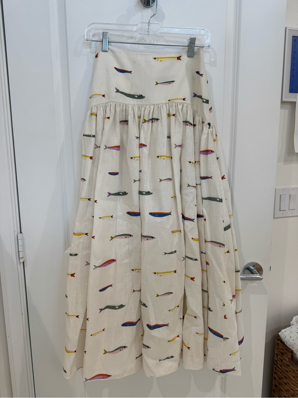 STAUD Fish-Print Skirt and top combo - Picture 2 of 8